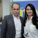 Luiz Eduardo Antunes, administrador da Ilha Fernando de Noronha, e Luciana Fernandes, do M&E Luiz Eduardo Antunes, administrador da Ilha Fernando de Noronha, e Luciana Fernandes, do M&E