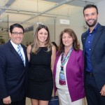 Luiz Teixeira, da Delta, Claudia Lobo, Johana, e Neto Fernandes, do Visit Orlando