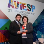 Marcelo Neder, da Aviesp, e Ana Maria da Costa, da Emprotur Marcelo Neder, da Aviesp, e Ana Maria da Costa, da Emprotur