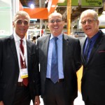 Marcos Balsamão, da Abav-SP, Fabio Mader, da CVC, e Ovtávio Neto, do Grupo Radar Marcos Balsamão, da Abav-SP, Fabio Mader, da CVC, e Ovtávio Neto, do Grupo Radar