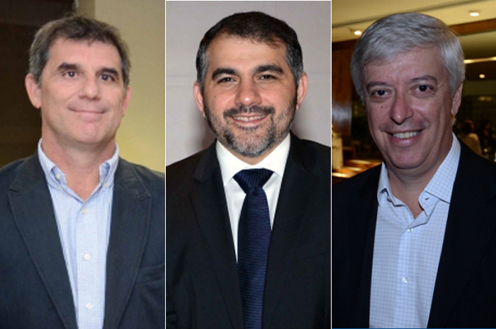 Mario Antonio, Robson Gomes e Sérgio Lopes