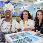 Marly Trindade, da Bahiatursa, Andresa Antevere, do catussaba, e Daniela Meneguelli, do Sol Express Hotéis & Resorts Marly Trindade, da Bahiatursa, Andresa Antevere, do catussaba, e Daniela Meneguelli, do Sol Express Hotéis & Resorts