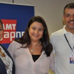 Meggy Andrade e Flavia Cruz, da MMT Gapnet, com Mauricio de Oliveira, da Flytour (Copy)