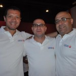 Mário Machado, Cristiano Borges e Max Martini, da Avipan