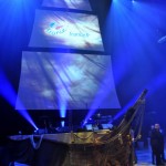 Palco em forma de caravela para as apresentações Palco em forma de caravela para as apresentações