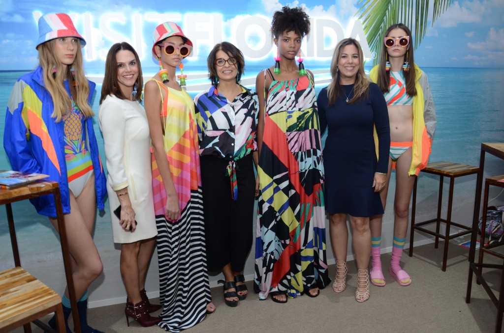 Paula Lewis, Jaqueline de Biase, do Salinas, e Denise Arencibia , do Visit Florida