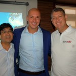 Pedro Shiray, da Schultz, Marcelo Kaiser, da Aviareps, e Aroldo Schultz, da Schultz