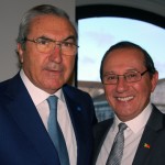 Raul Martins, da Associação de Hotéis de Portugal com Luiz Mór, da Tap