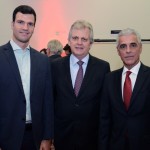 Rubens Schwartzmann, da Abracorp, Edmar Bull, da Abav Nacional, e Marcos Balsamão, da Abav-SP