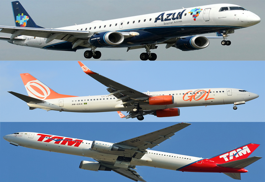 Crise ganha força e faz Azul, Gol e Tam reduzirem a oferta de voos em maio Sem Título-1