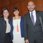 Soely Oliveira, da BCD Travel, Gloria Cuarezma, da Delta, e Marcello Restivo, da Tivolitur