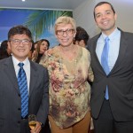 Tanabe, da Abracorp, Barbara Picolo, da Flytour, e Edmilson Romão, da L`équipe Travel Business