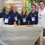 Thiago Fernando Silveira, José Ricardo Ribeiro, Tatiana Silva, Leandro Cassio Loureiro, e Flavio Cirino, do Rio Quente Resorts