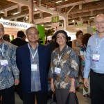 Tonny Hendriawan, do ITPC, Toto Riyanto, Embaixador da Indonésia, Herryudati Riyanto, e Paulo Camiz de Fonseca, Cônsul da Indonésia em SP