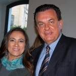 Valter Patriani, da CVC com sua esposa Claudete Patriani