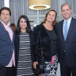 Vitor Bauab e Luciana Fernandes, do M&E, com Juliana e Mauro Schwartzmann, da Costa Brava