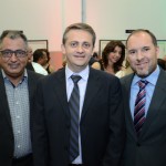 Wagner Silva, Roberto D`andréa e Ariel Marmol, da Visual Turismo