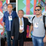 William Vasconcellos, da The First, Shigeo Shimabukuro, da Aviesp, e Alisson Carvalho, da Viatge Turismo