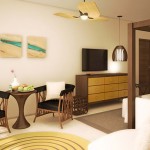 Até agora, AMResorts só divulgou a foto de uma das acomodações Até agora, AMResorts só divulgou a foto de uma das acomodações