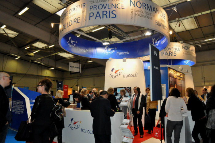Área da Atout France na feira Área da Atout France na feira