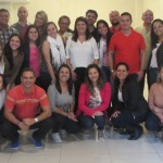 Colaboradores reunidos no intervalo do treinamento Colaboradores reunidos no intervalo do treinamento