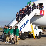 Equipe da Latam, do COB e da Rio 2016 embarcaram no B767