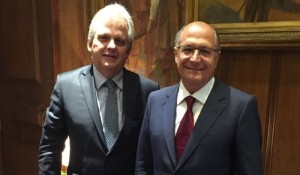 Geraldo Alckmin recebe Edmar Bull no Palácio dos Bandeirantes (SP)