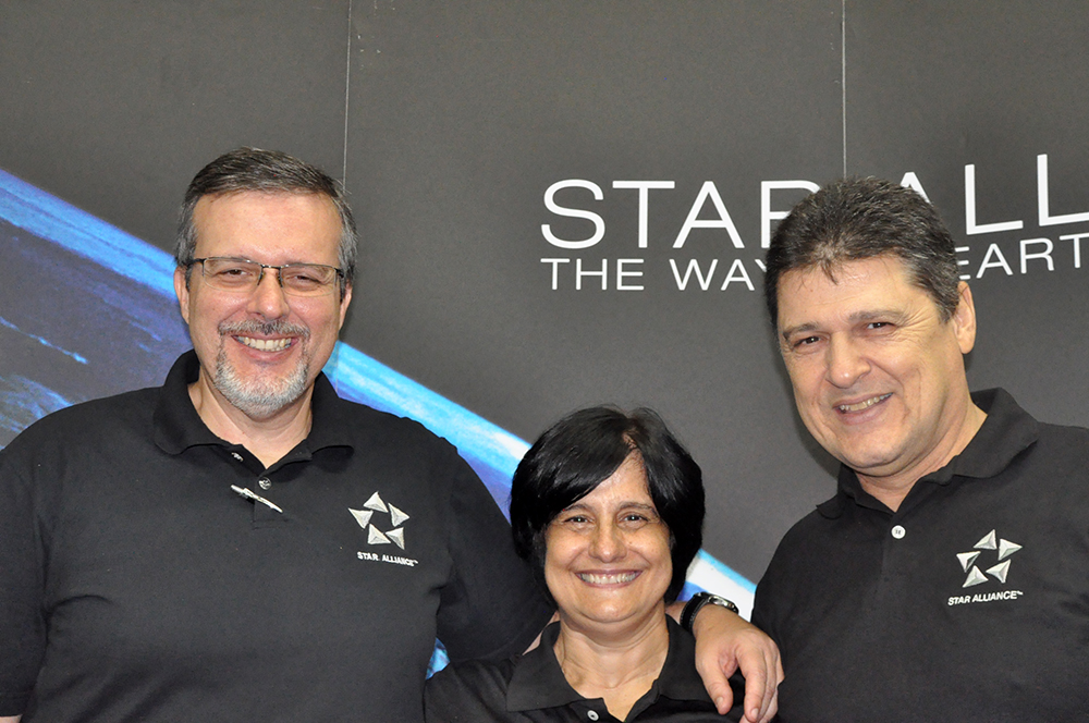Star Alliance vai focar esse ano no corporativo plus para atrair agências Antonio Jorge, Márcia Galvão e Valci Souza, da Star Alliance