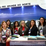 Augusta Teixeira, da Reprotel, Daniela Amorim, do Ocean Palace, Fátima Mafra, do Praia Bonita, Cristiane Moreira Hanzawa, do WHel Tour, Ana Rita Salgado e Nayara Santana, da Emprotur