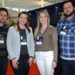 Bernardo Dalcastagne, Susan Correa, Sabrina de Souza, e Andrei Cardoso, da Costa Verde Mar