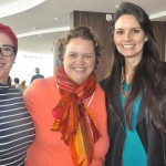 Cristiana Posati e Taisa Porto, da Dauras Turismo, com Camila Tambellini, da Ancoradouro Cristiana Posati e Taisa Porto, da Dauras Turismo, com Camila Tambellini, da Ancoradouro