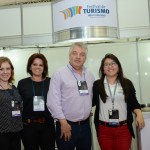Elaine Colombo, Mira Angeli, Paulo Angeli e Renata Sakamoto, do Festival de Turismo das Cataratas