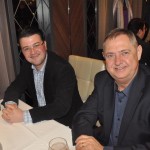Gilmar Villain, da TW Viagens e Turismo, com Fabian Saraiva, da Une World Viagens e Turismo Gilmar Villain, da TW Viagens e Turismo, com Fabian Saraiva, da Une World Viagens e Turismo