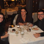 Isabella Raposo e Rosete Iazkani, da Alvimar Turismo, com Paulo Neto, da Fábrica de Viagem Isabella Raposo e Rosete Iazkani, da Alvimar Turismo, com Paulo Neto, da Fábrica de Viagem
