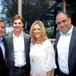 Ivo Lins, Christiano Khouri de Oliveira e Carlos Eduardo Bueno, do Grupo Flytour Gapnet