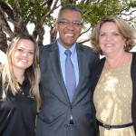 Joelma Martins, da Avianca, Reifer de Souza Junior, da Alatur JTB, e Vera Buecker, da TAP