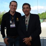 João Behrendt, do Zagaia Hotel, e Nelson Cintra, da Fundtur