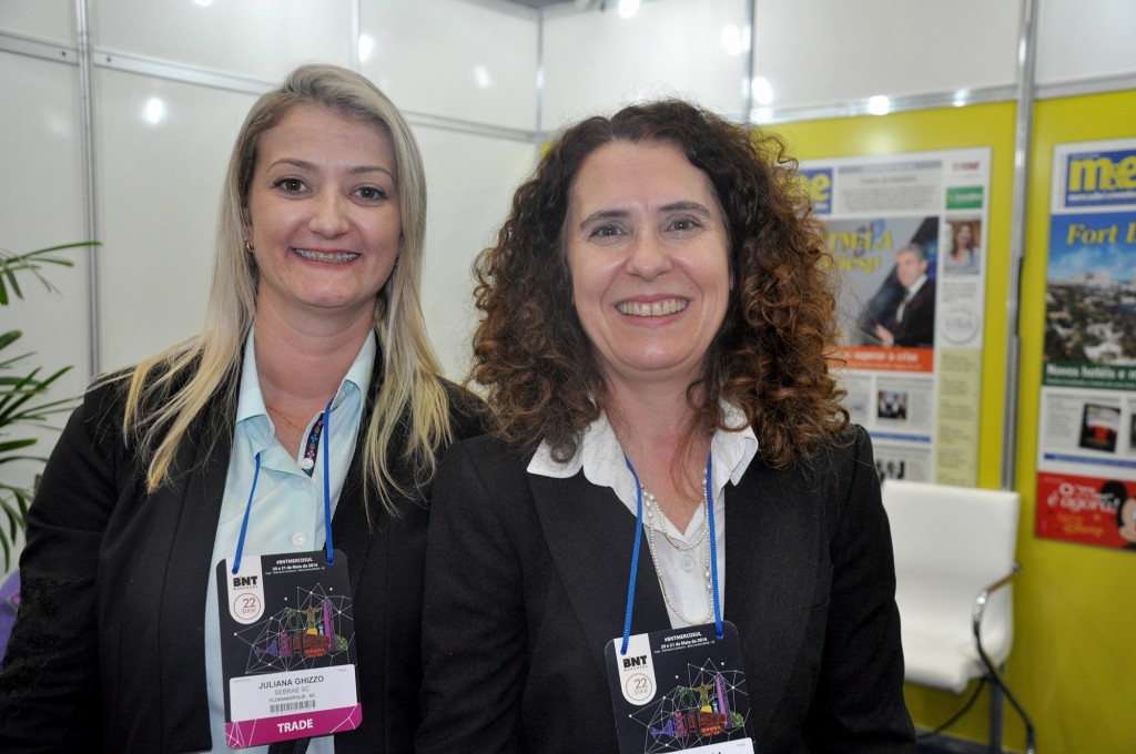 Juliana Ghizzo e Tania Brizolla, do Sebrae-SC