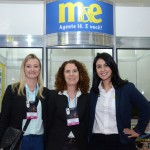 Juliana Guizzo e Tania Brizolla, do Sebrae-SC, e Luciana Fernandes, do M&E