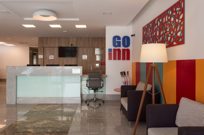 Atlantica inaugura 7º hotel da marca Go Inn em Vitória (ES) 2 Lobby Go Inn Vitória (Foto: Divulgação/Atlantica Hotels)