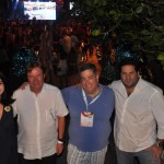Luciana Fernandes, do M&E, Massimo Pellitteri, do Hotel Armação, Otaviano Manjorie, do CVB de Porto de Galinhas, e Vitor Bauab, do M&E