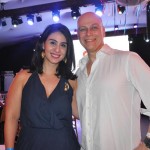 Luciana Fernandes, do M&E, e Lawrance Reinisch, da WTM