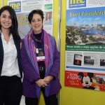 Luciana Fernandes, do M&E, e Marina Barros, de Fort Lauderdale