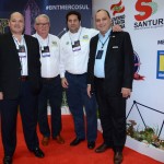 Luis Calle e Alberto Cestrone, do Infinity Blue, e Roy Taylor e Vitor Bauab, do M&E