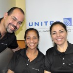 Luiz Camelo, Alessandra Gonçalves e Ana Catarina, da United Luiz Camelo, Alessandra Gonçalves e Ana Catarina, da United