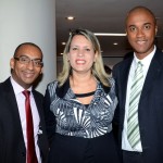 Luiz Santana e Daniella Navega, do Meliã Hotels, e Luis Sobrinho, da Air Europa Luiz Santana e Daniella Navega, do Meliã Hotels, e Luis Sobrinho, da Air Europa