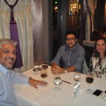 Marcelo Rolim e Diego Dantal, da Royal Caribbean, com Lises Nóbrega, da Rhema Operadora Marcelo Rolim e Diego Dantal, da Royal Caribbean, com Lises Nóbrega, da Rhema Operadora
