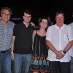 Marcos Tiburtius e Eduardo Tiburtius, do Village, Sabrina Pellitteri, Massimo Pellitteri e Bruno Pellitteri, do Hotel Armação