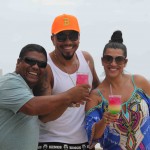 Mauro Soares, da Casa do Agente (RJ) com Naldo Benny e Ellen Cardoso em Curaçao
