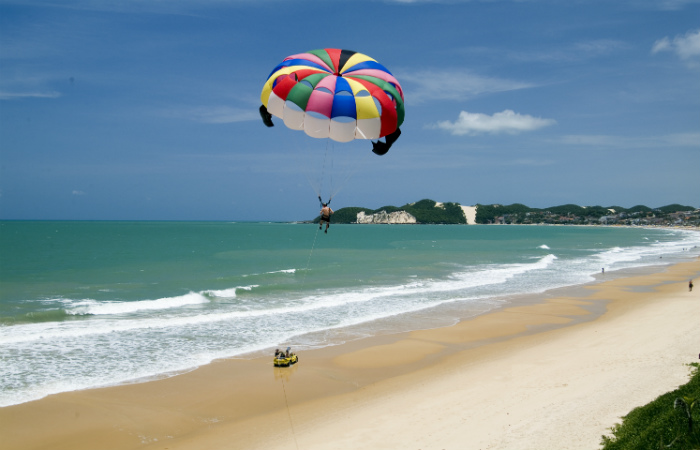 Ponta Negra, uma das principais praias de Natal (RN)